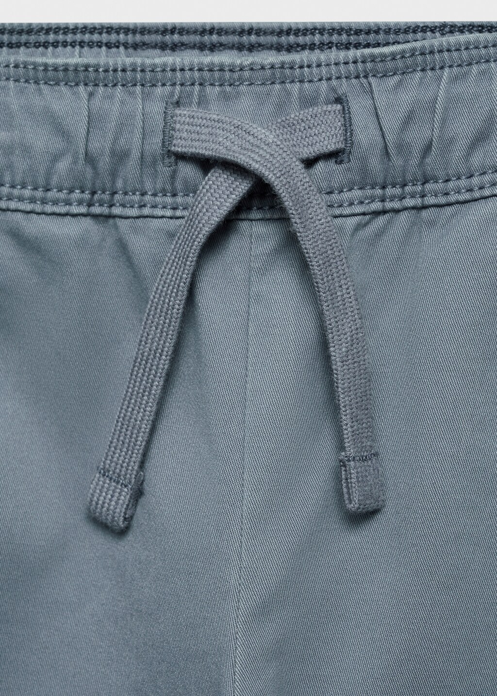 Cotton cargo trousers - China Blue