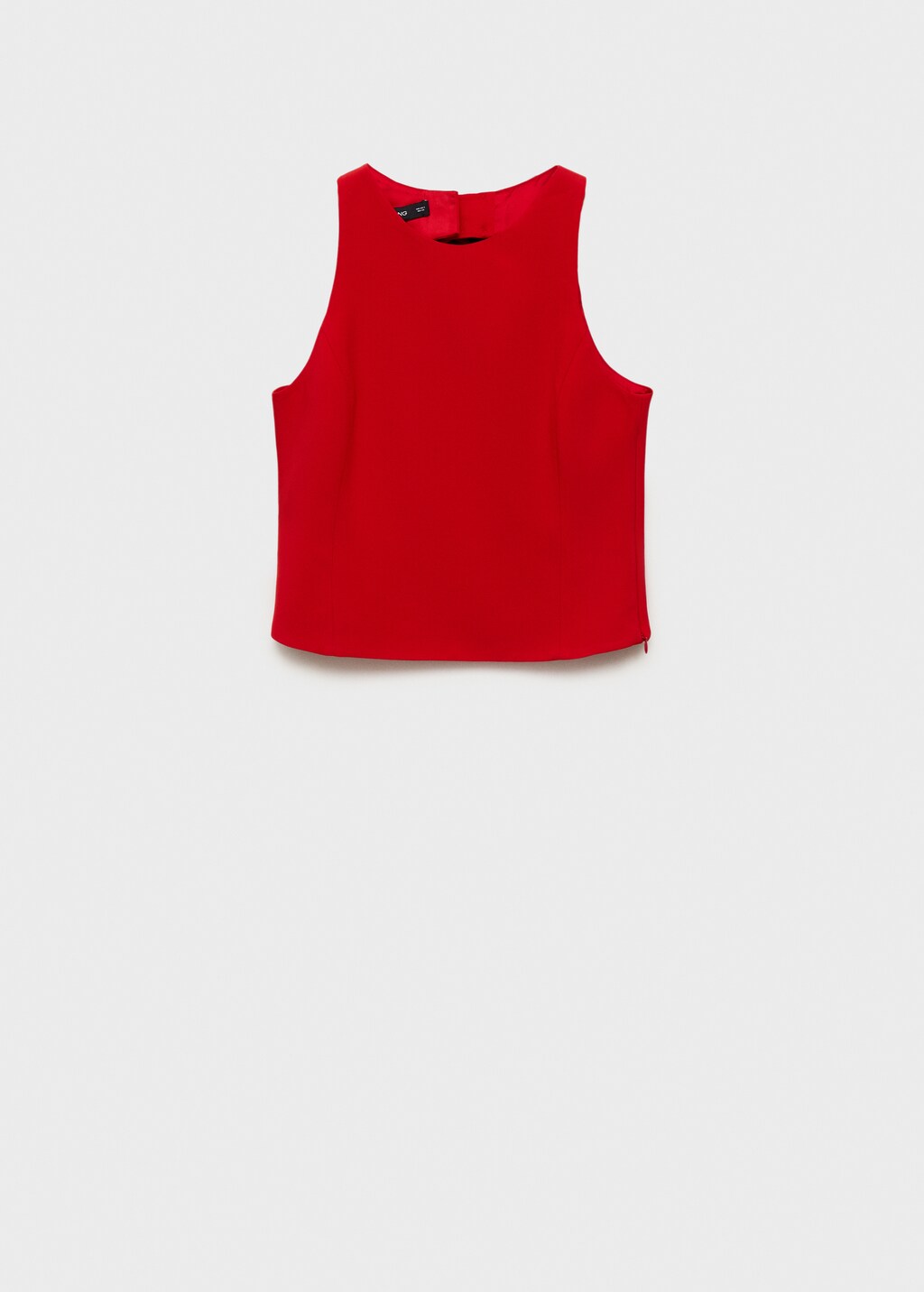 Crop top with bow on the back - Red