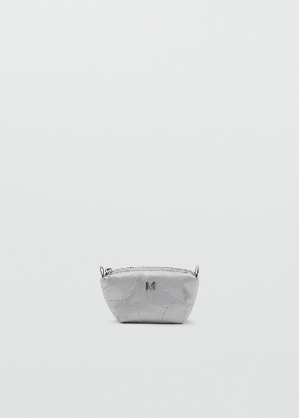 Logo coin purse with zip - Sky Blue
