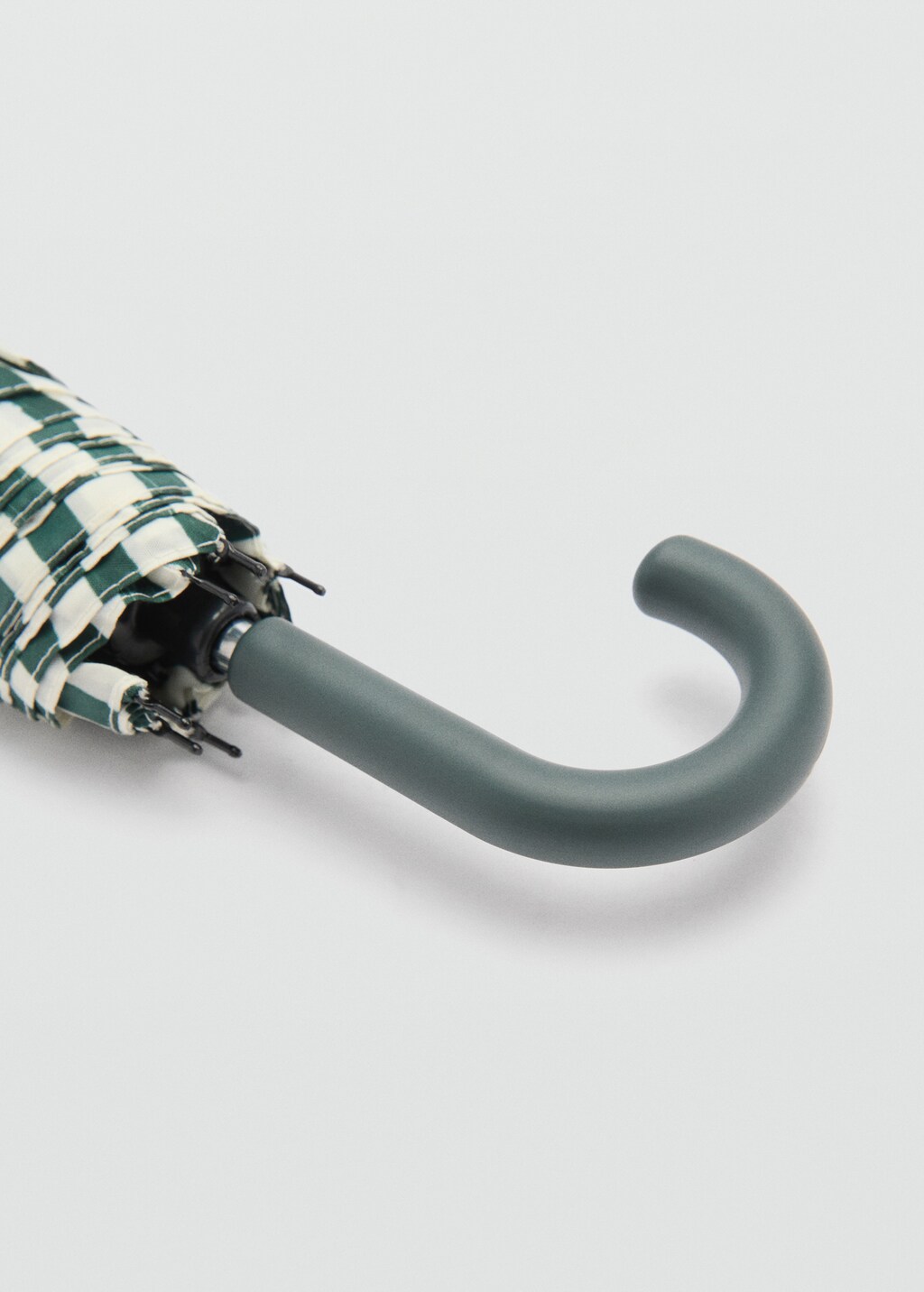 Stripe-printed umbrella - Green