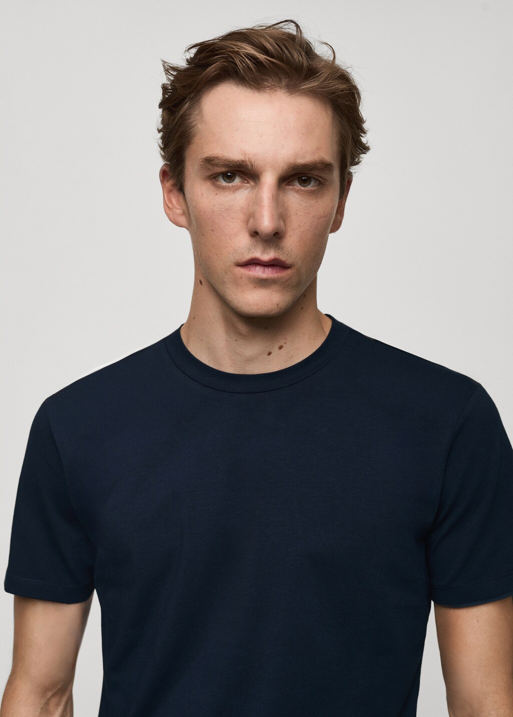 Stretch fit T-shirt - Black