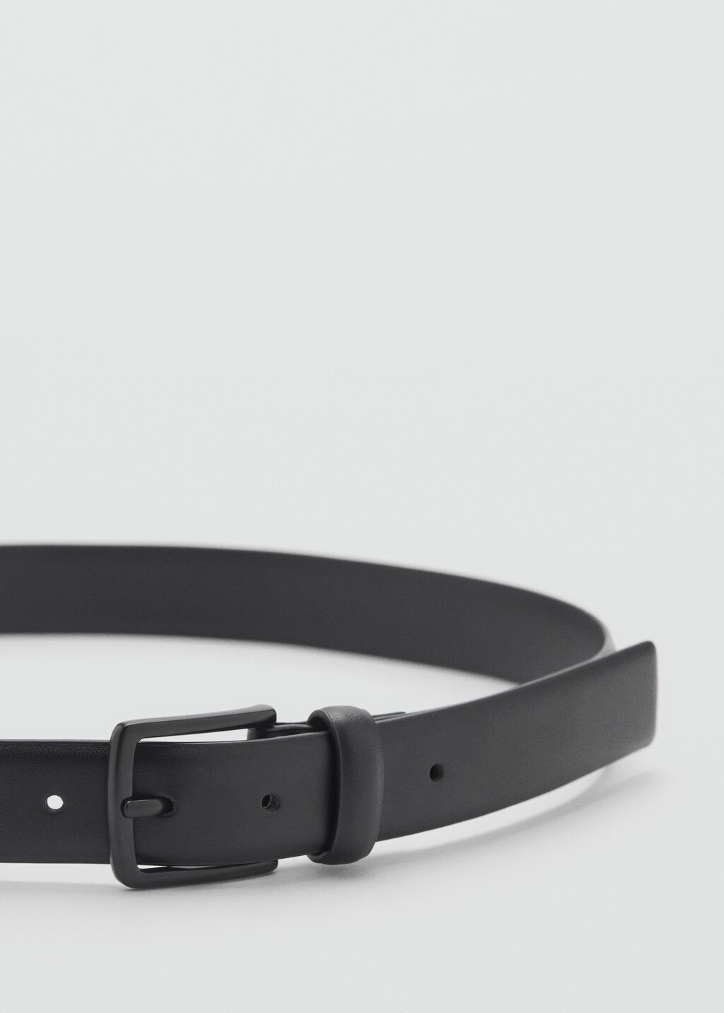 Nappa leather belt - Black
