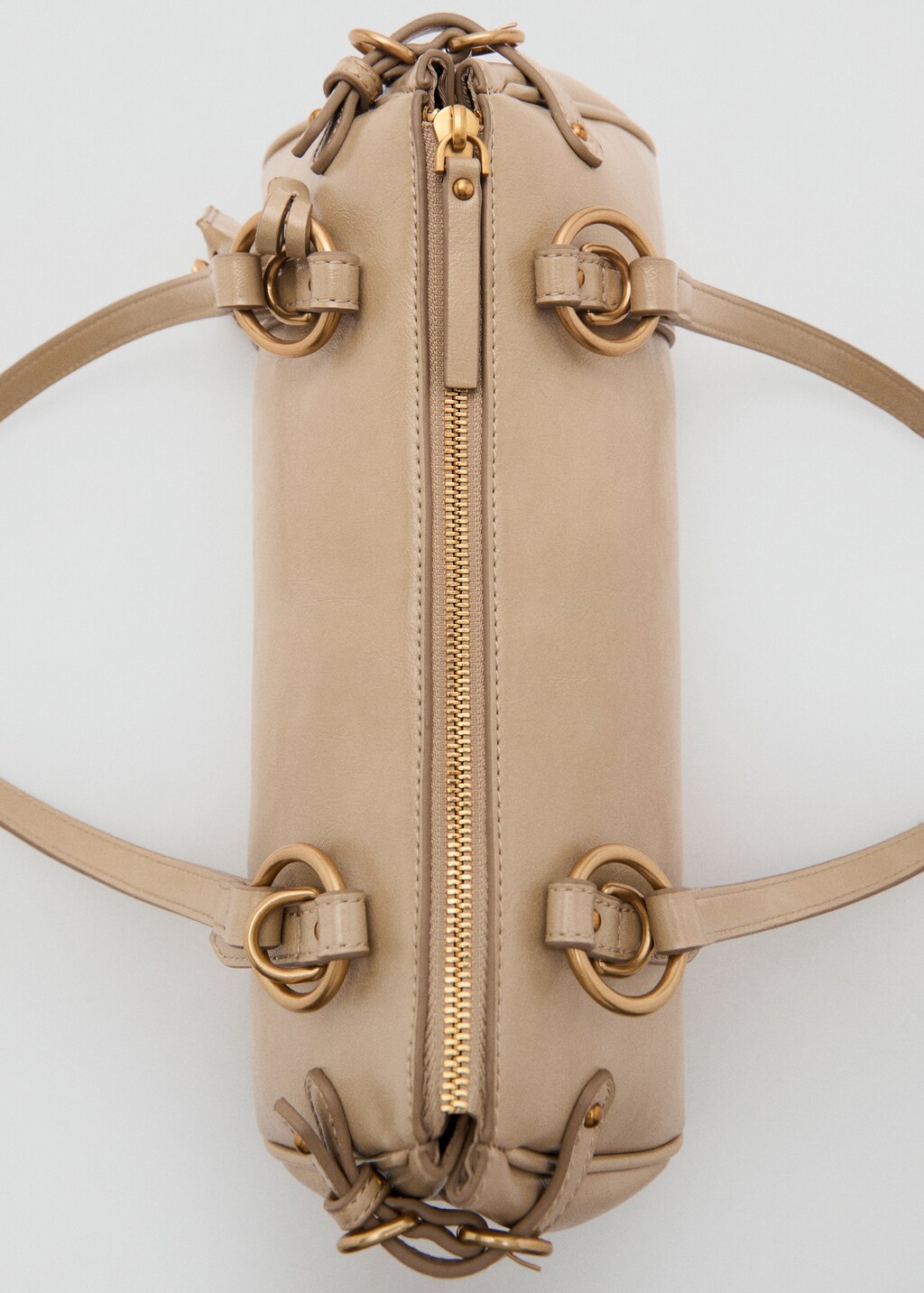 Double-handle bowling bag - Beige