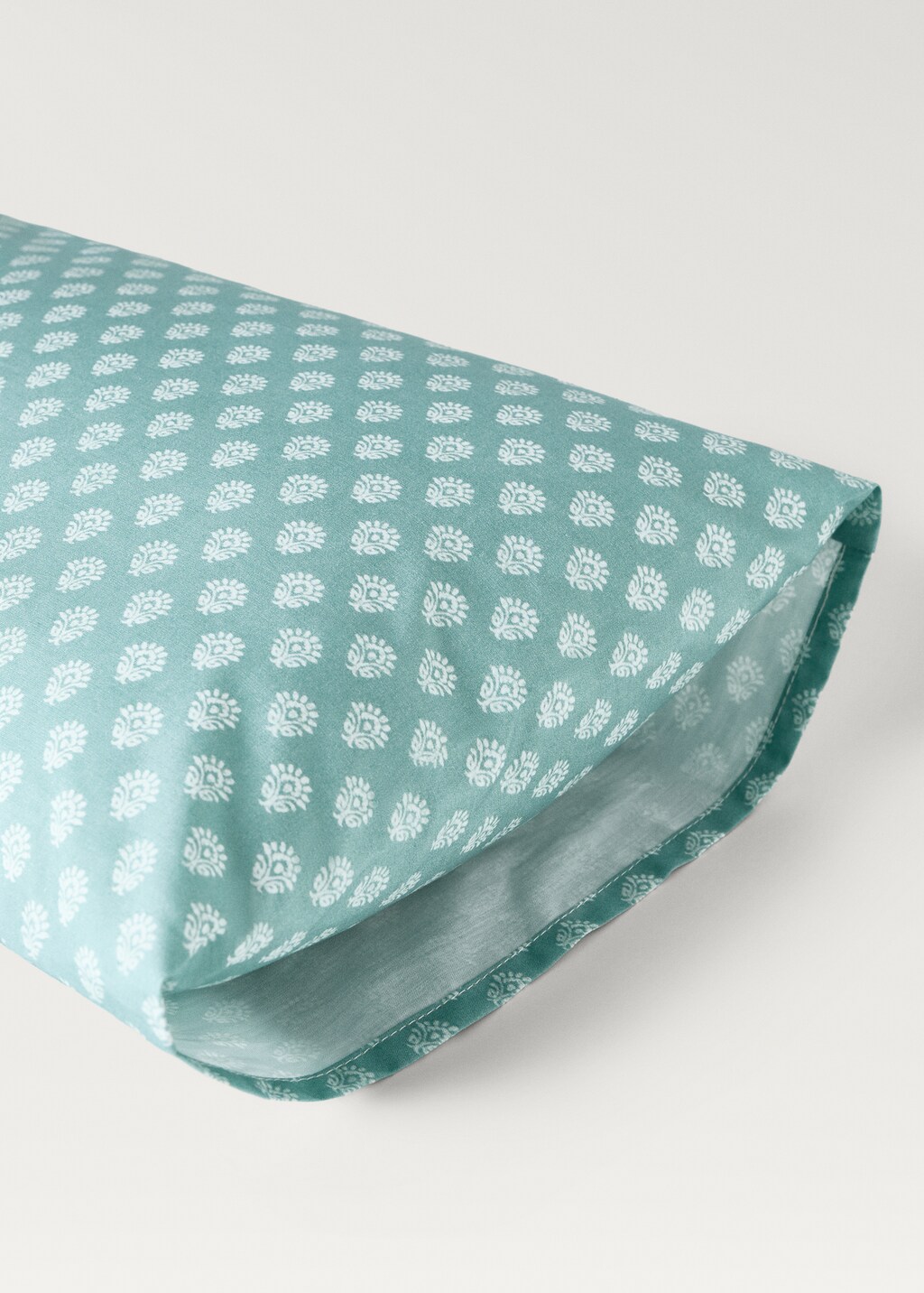 Cot pillow case iro - Forest Green
