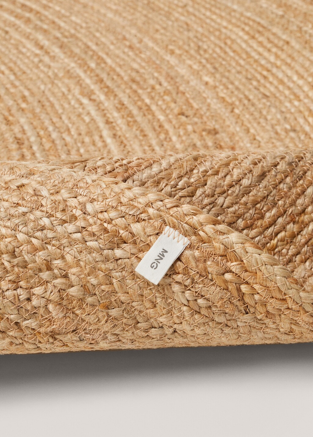 Natural fibre round carpet 180cm - Beige