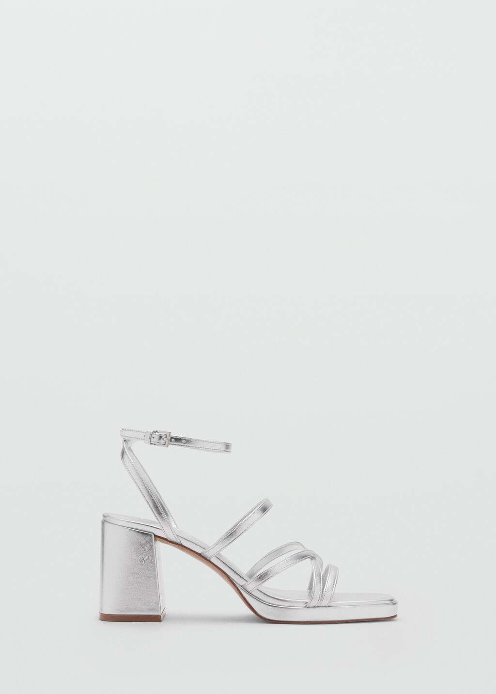 Strappy heeled sandals - Silver