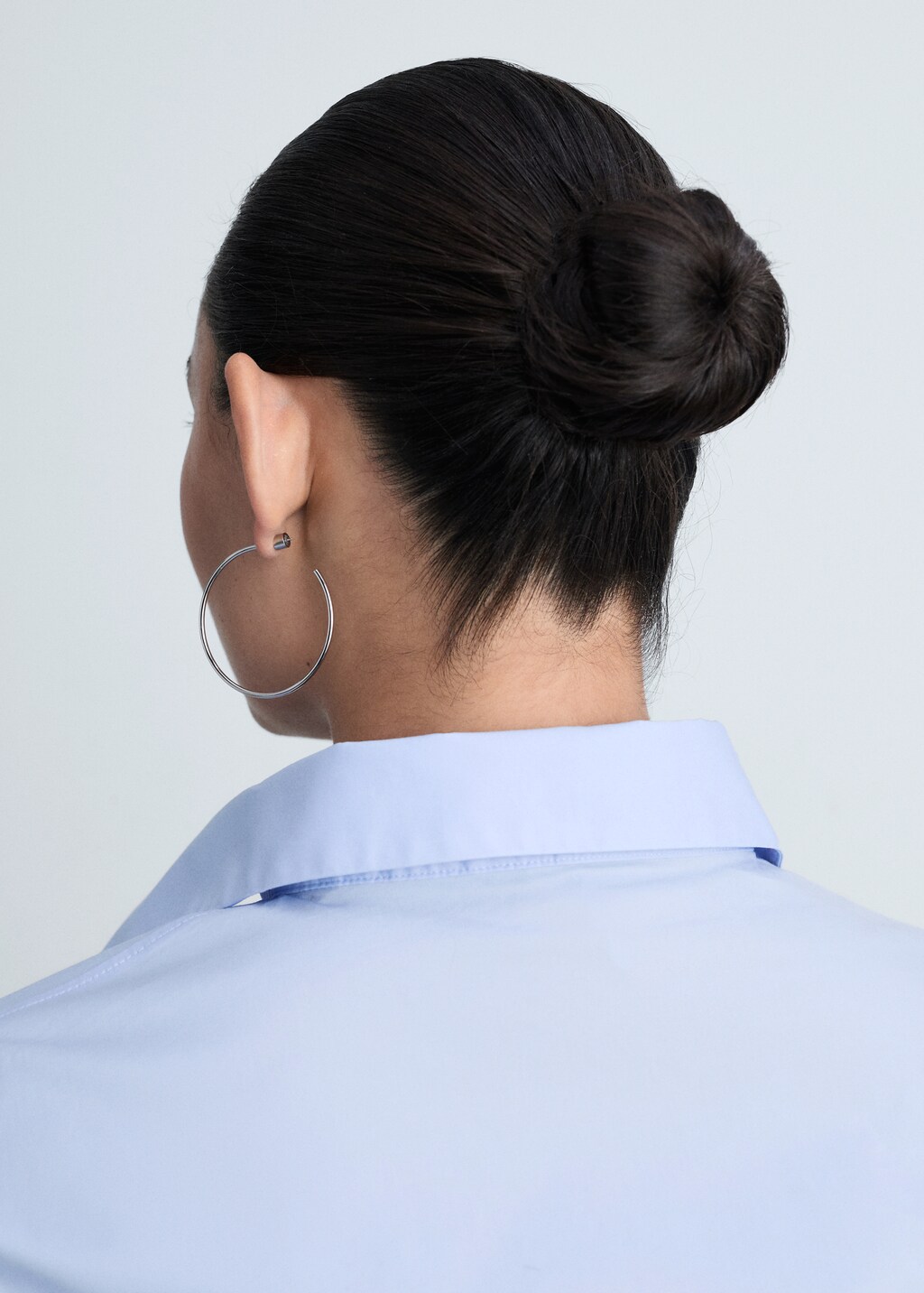 Fitted cotton shirt - White