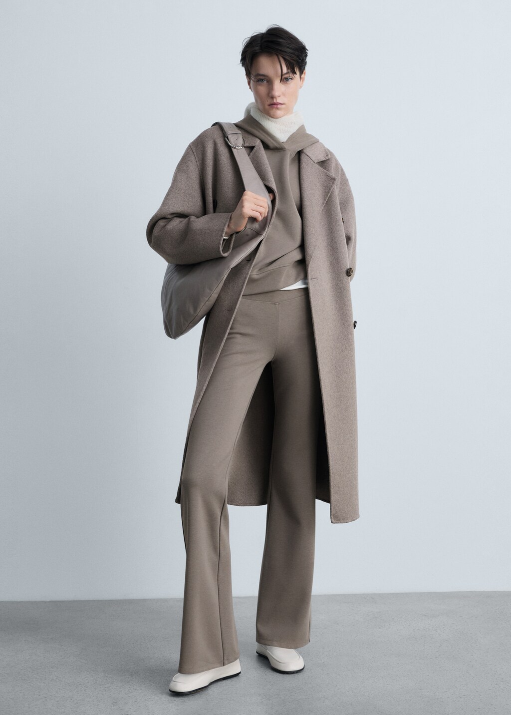 Oversized hoodie - Medium Brown