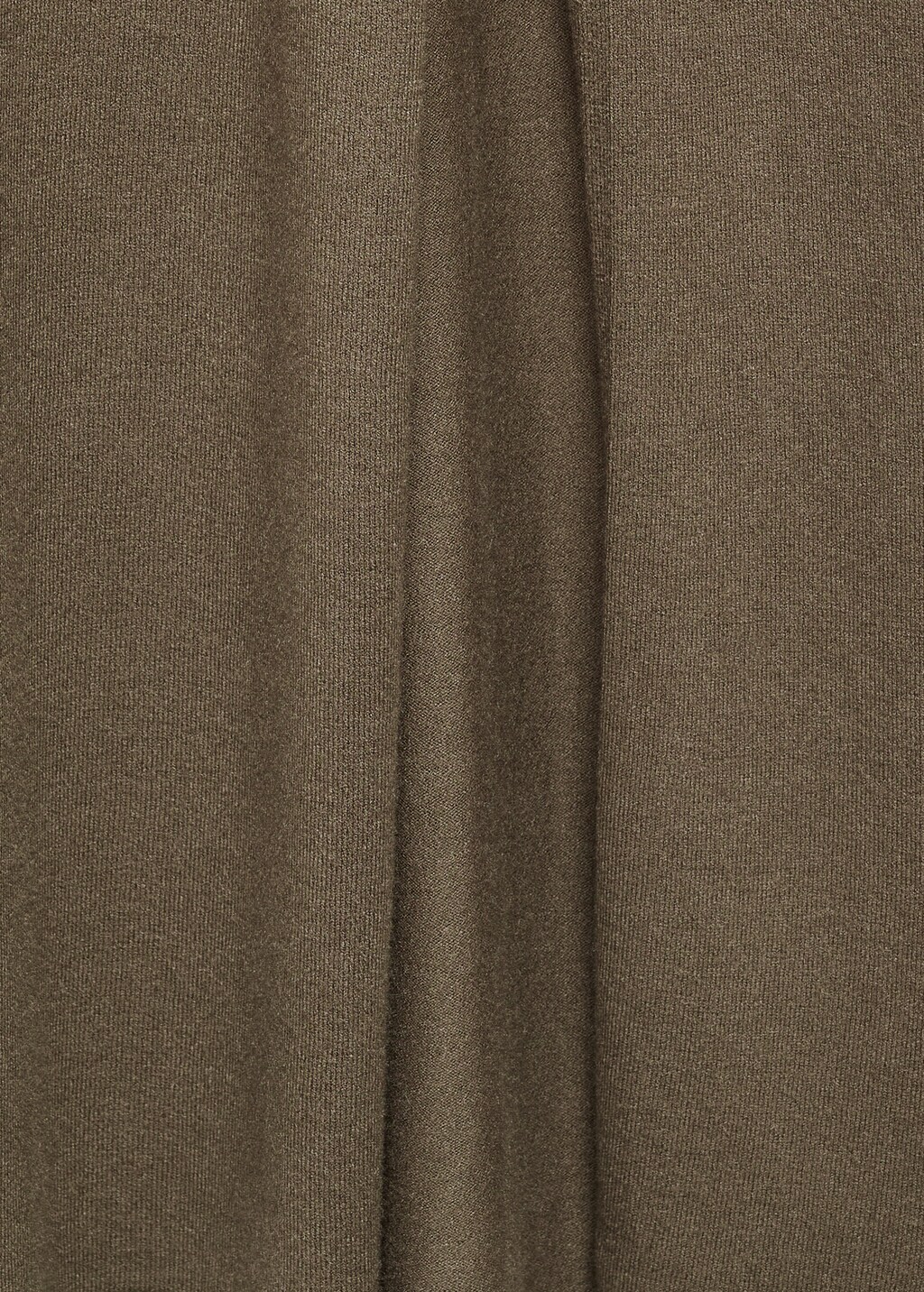 Side slit knit dress - Black