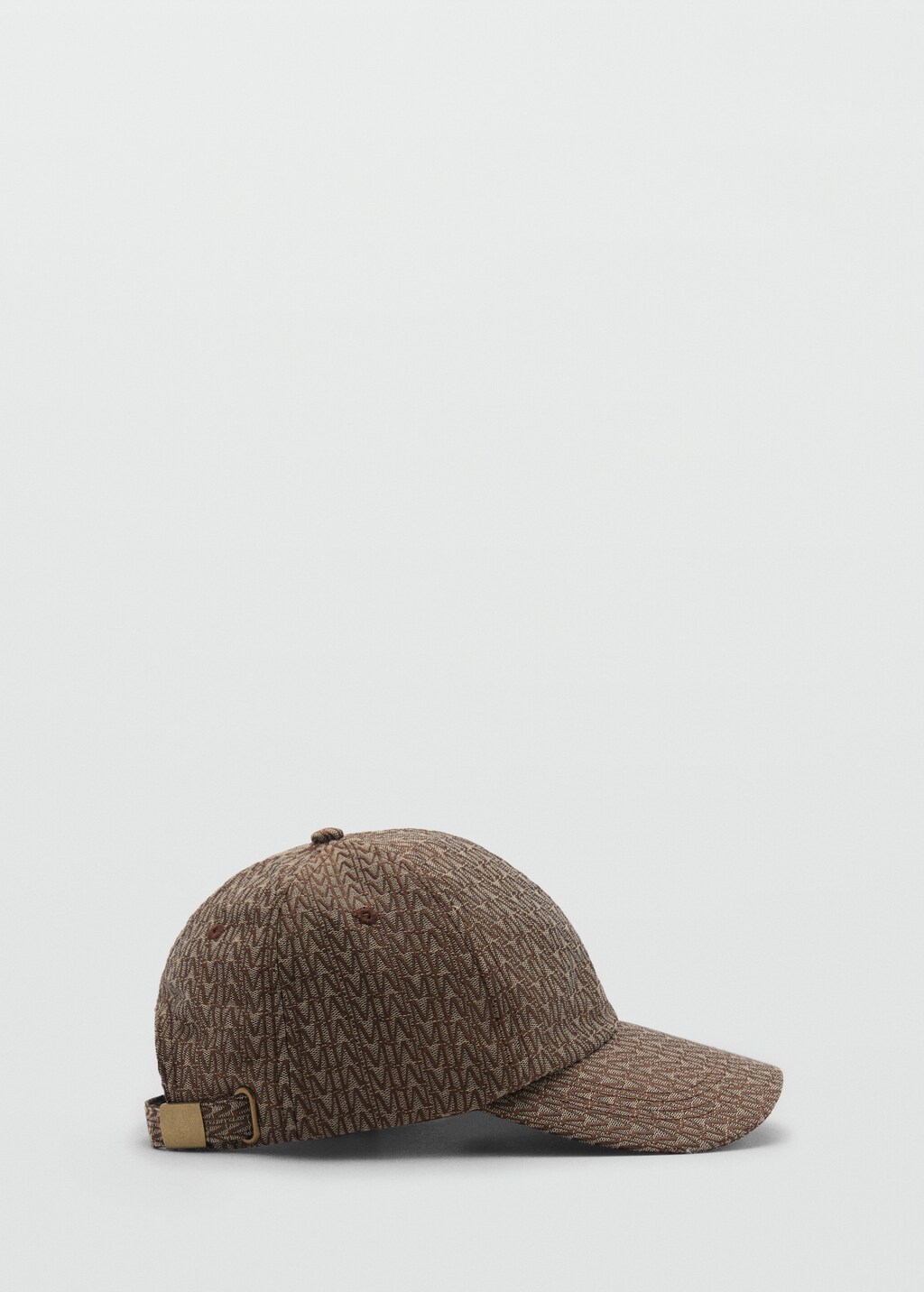 Cap with printed mango logo - Beige