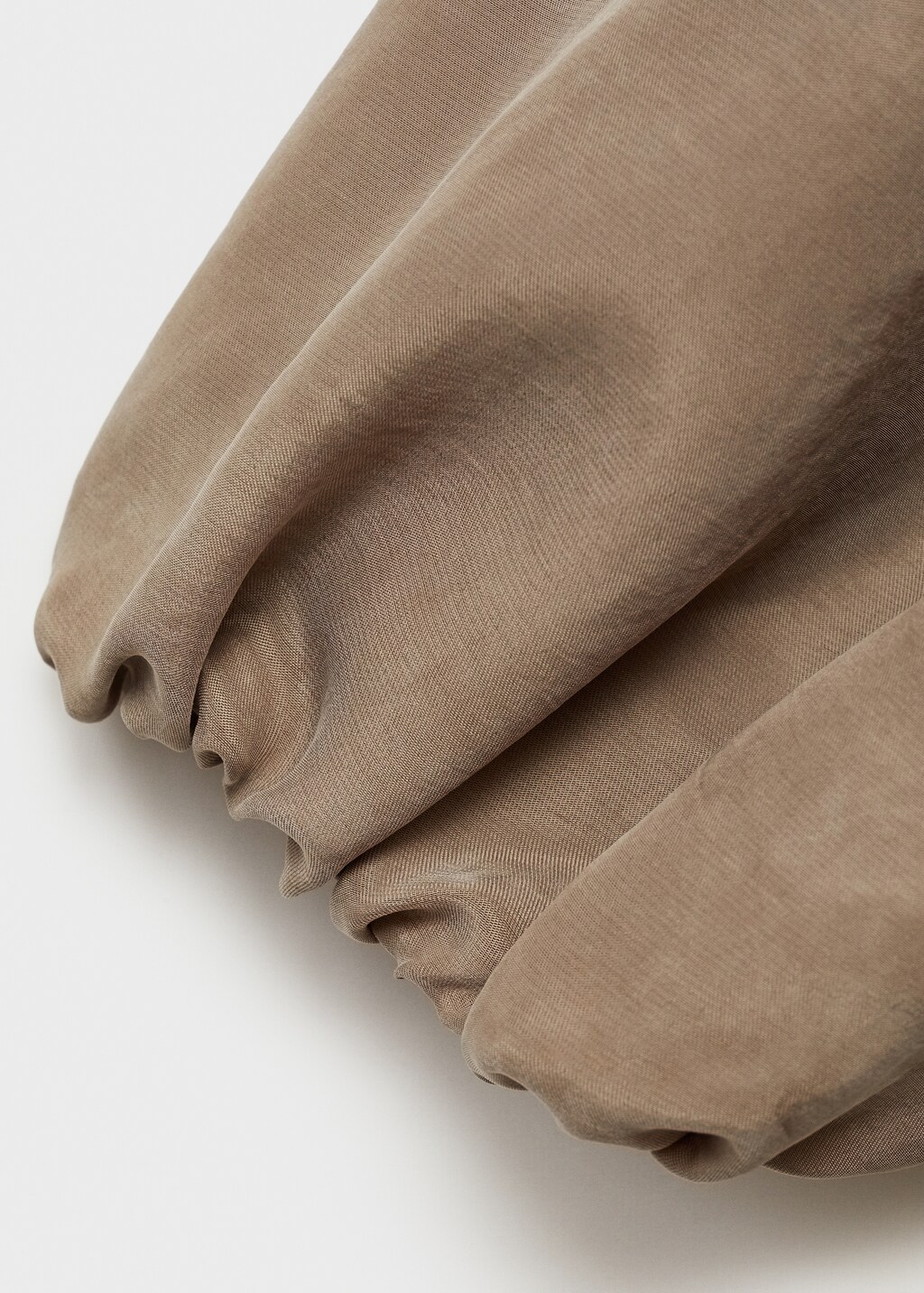 Long jumpsuit with asymmetrical gathered collar - Light/Pastel Grey