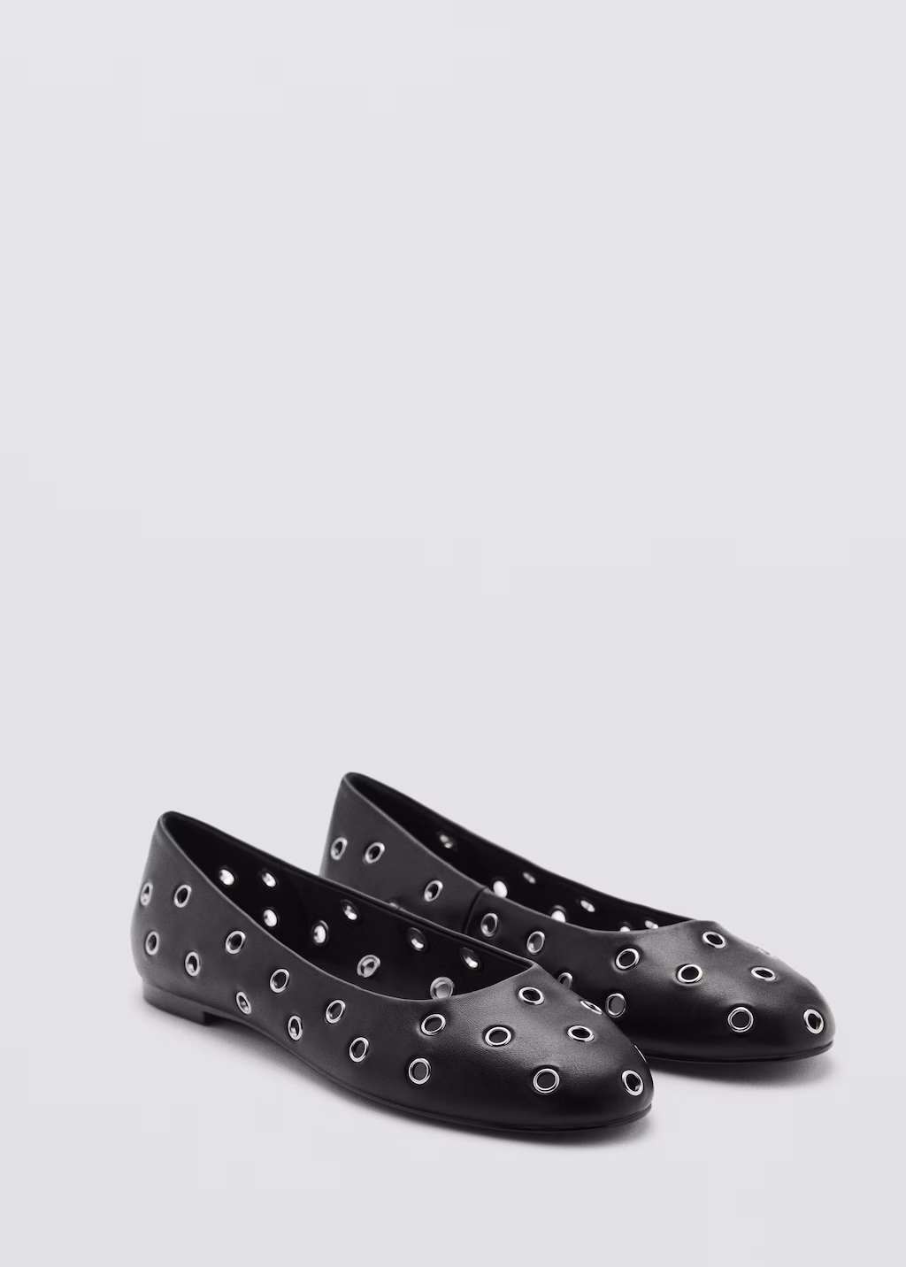 Die-cut ballerinas - White