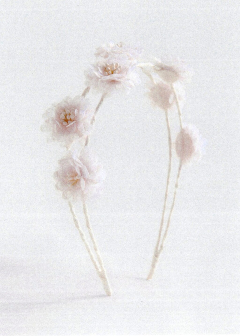 Flower hairband - Ecru