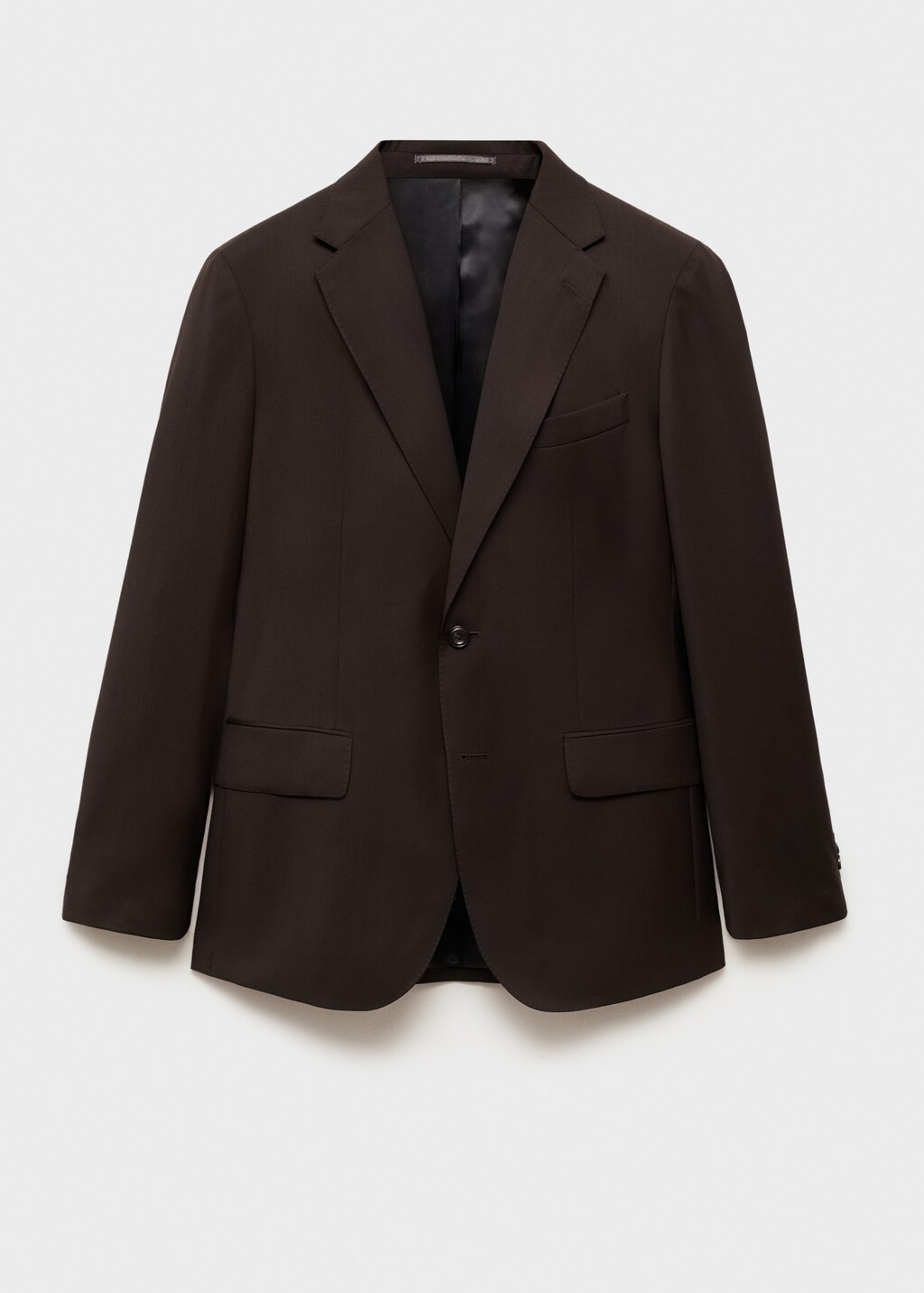 Venice 100% virgin wool suit jacket - Brown
