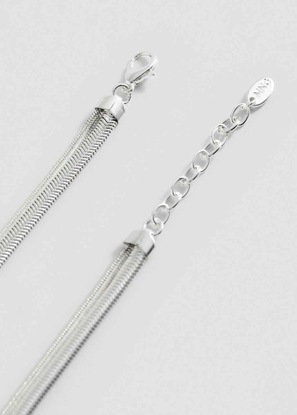 Textured double necklace - Gold