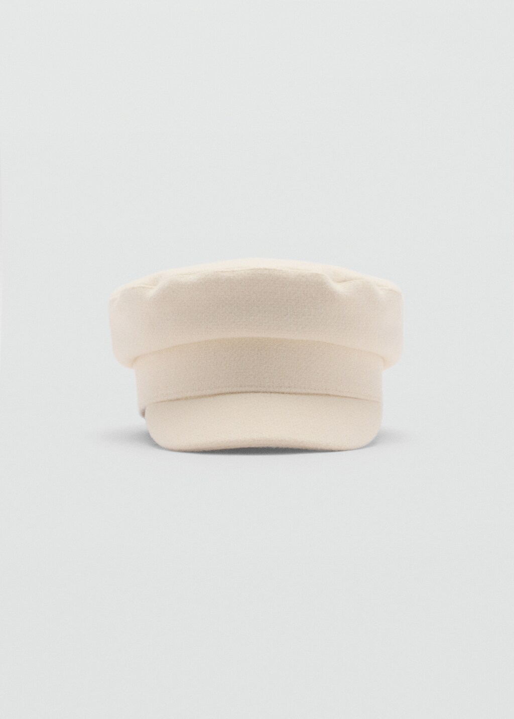 Plain baker cap - Ecru