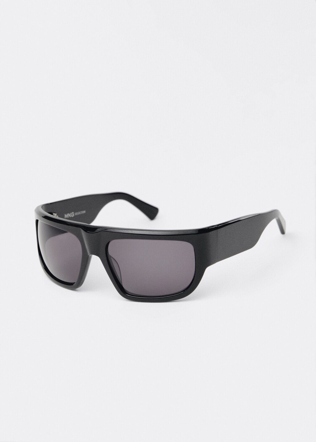 Rectangular-frame sunglasses - Black