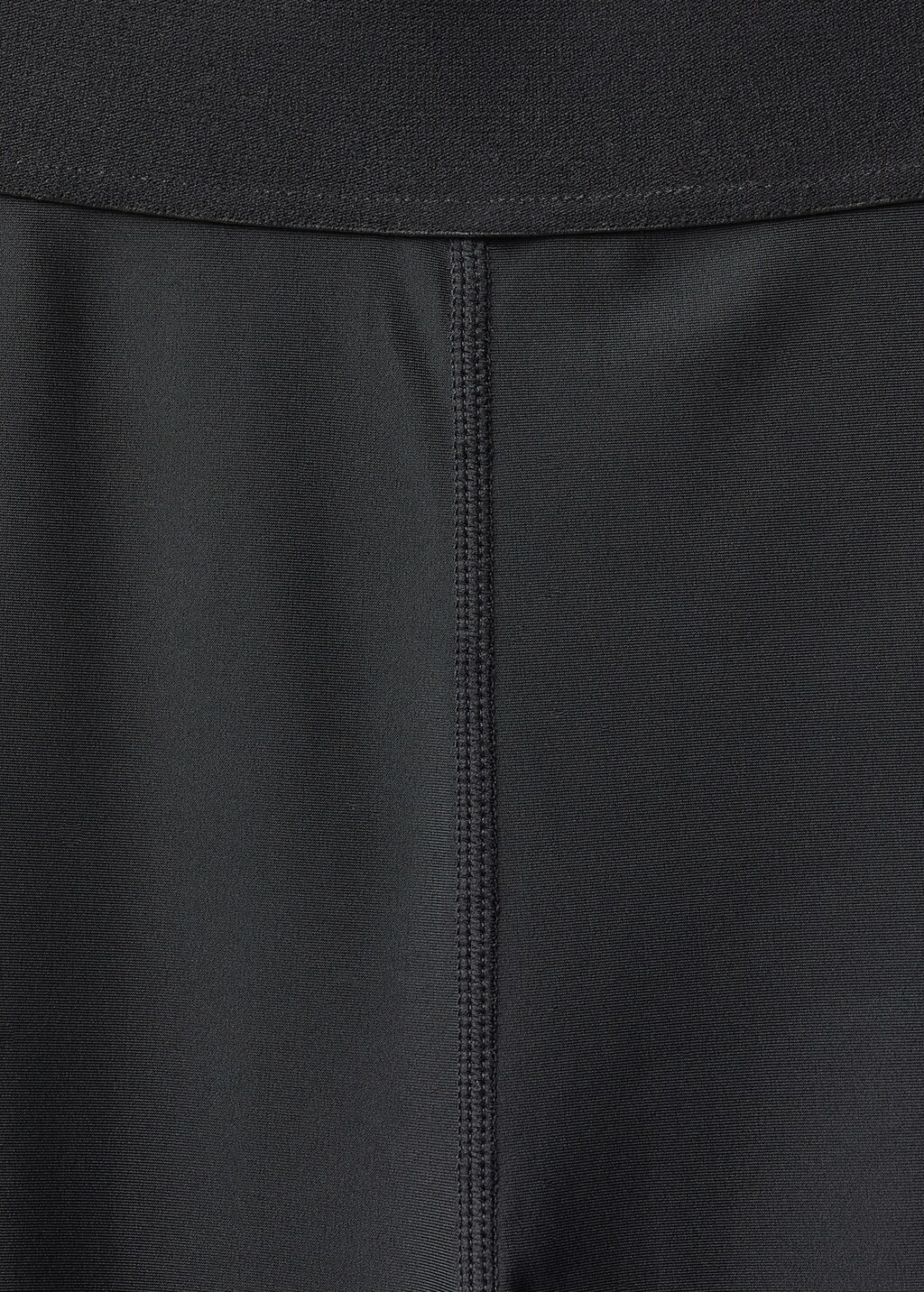 Leggings with zip - Black