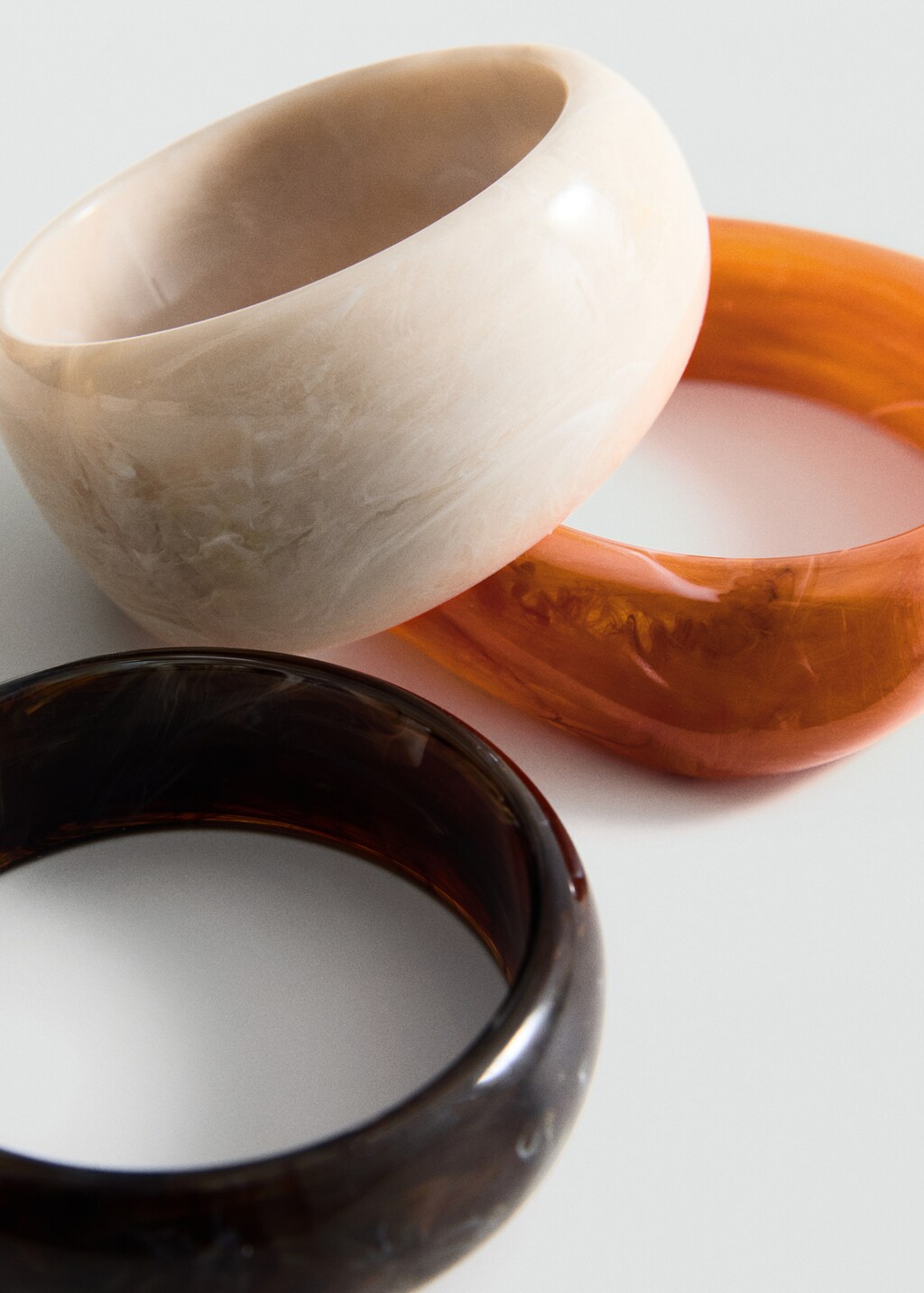 Set of 3 combined bracelets - Orange