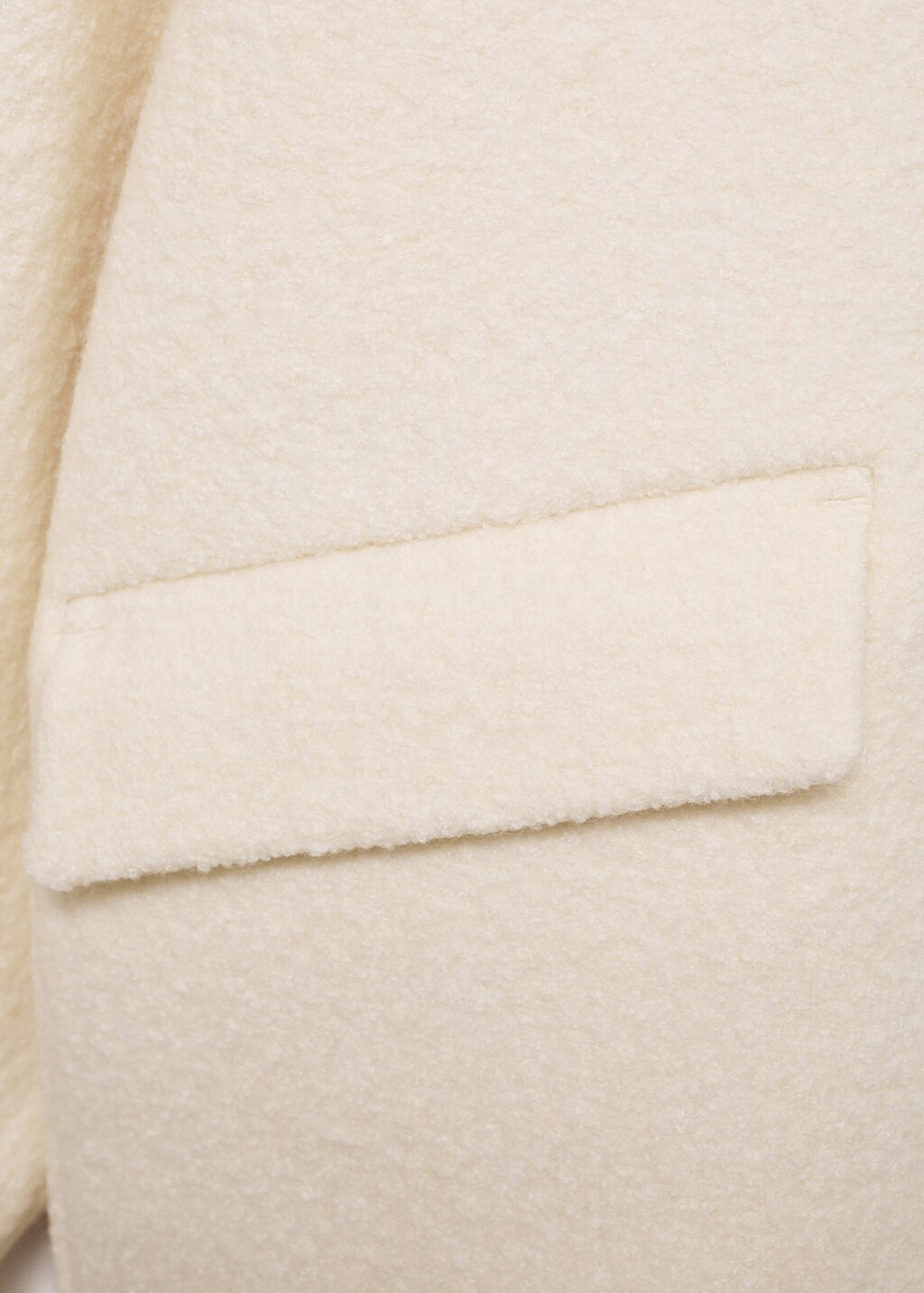 Turtleneck wool jacket - Dark Navy