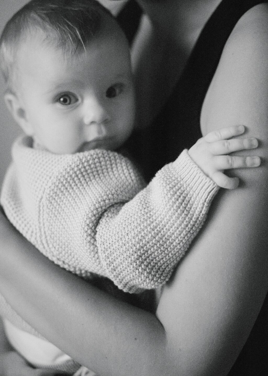 Fine-knit cardigan - Sky Blue