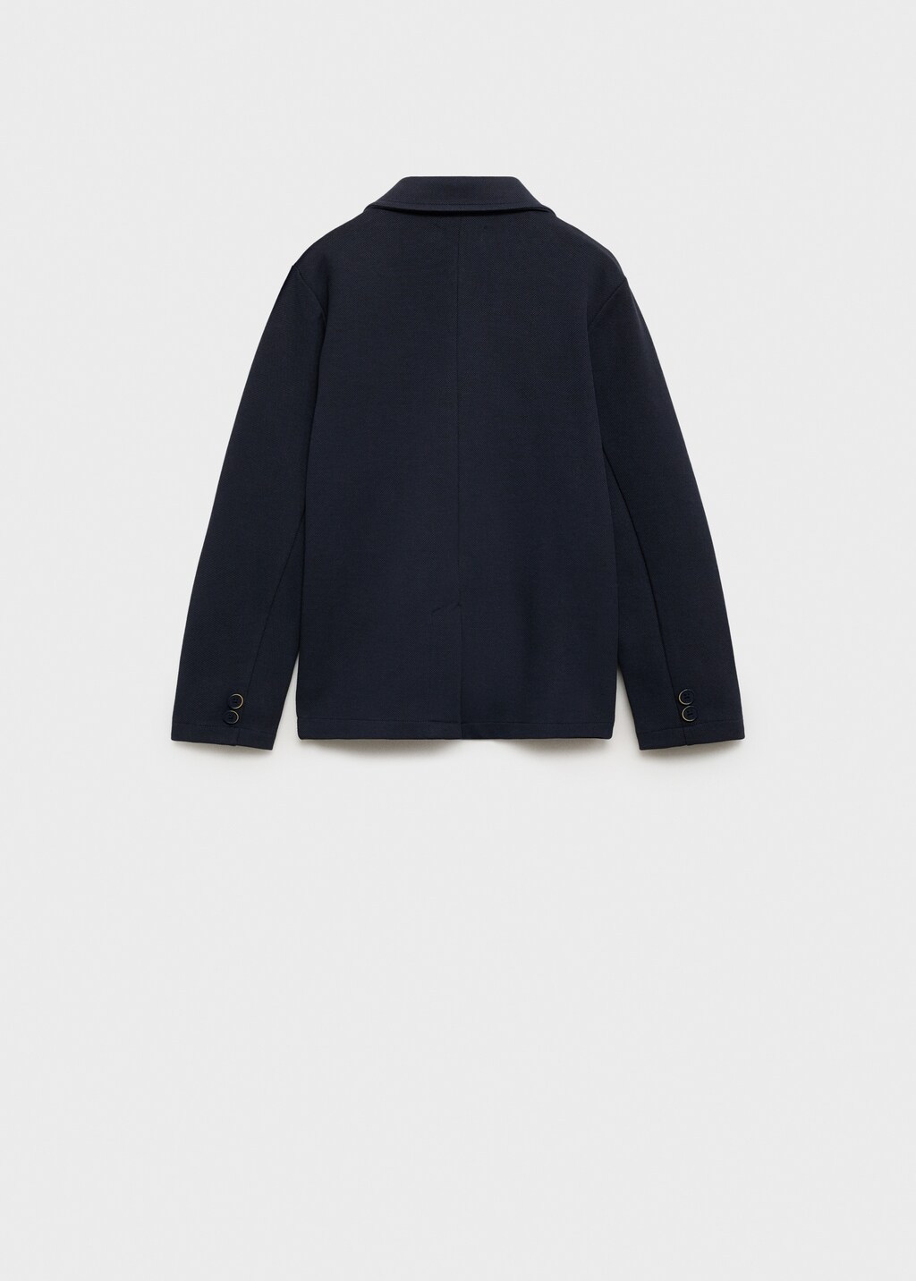Knitted jacket with pockets - Dark Navy