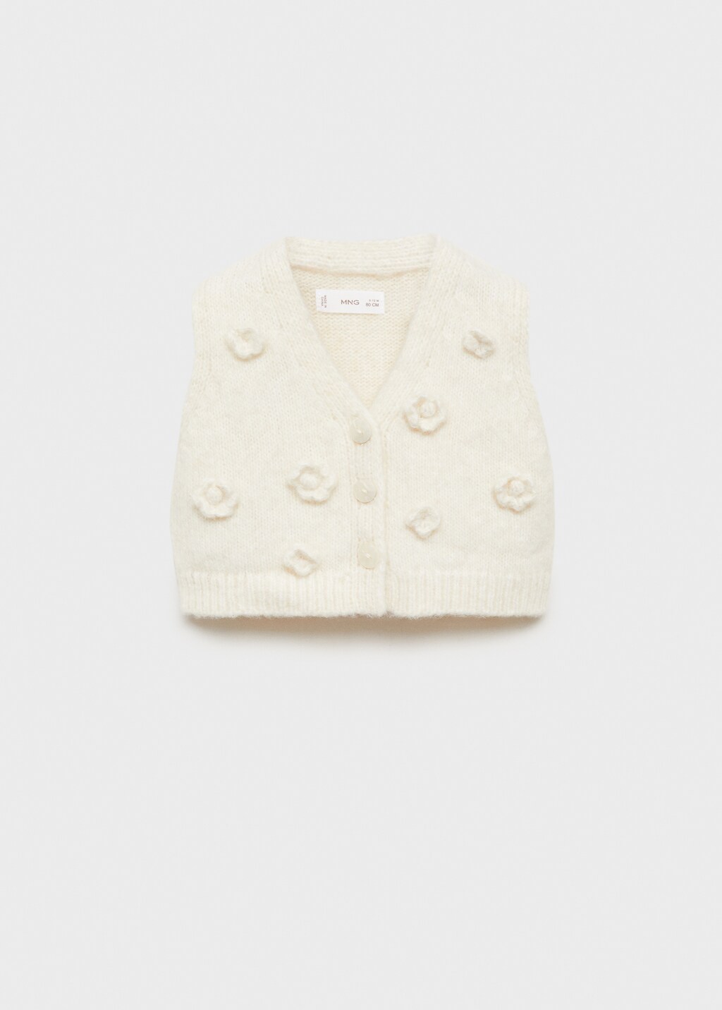 Knitted gilet - Beige