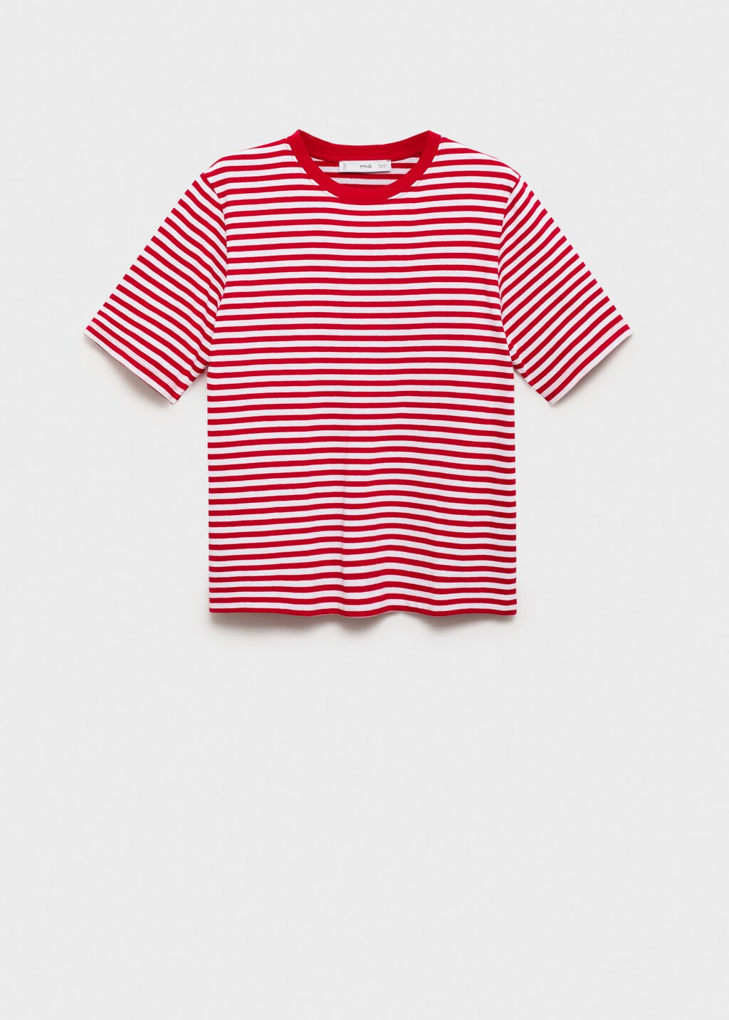 Striped cotton T-shirt - Navy