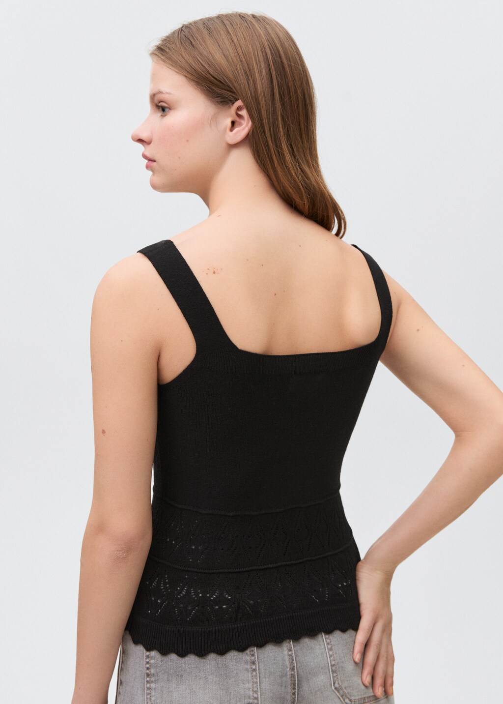 Essential cotton top - Black