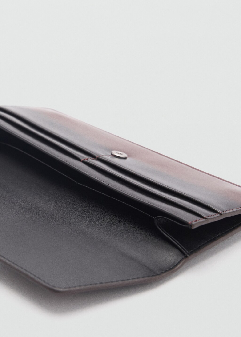 Gradient effect wallet - Burgundy