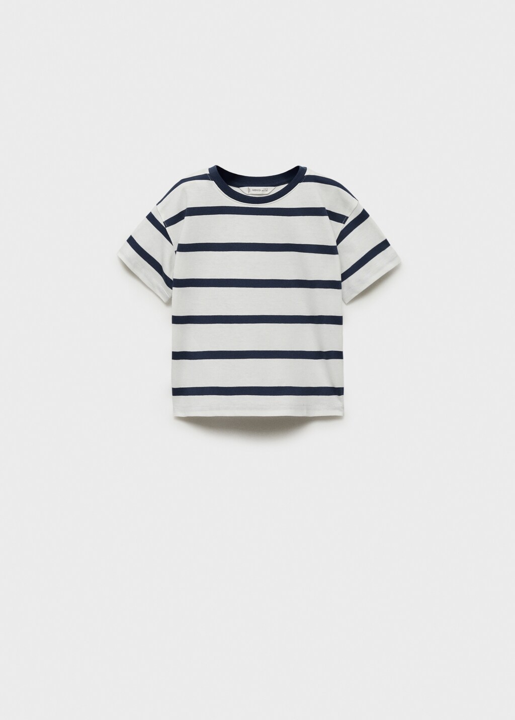 Striped cotton T-shirt - Off White