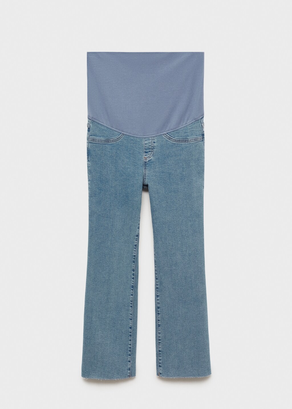 Maternity flared cropped jeans - Off White