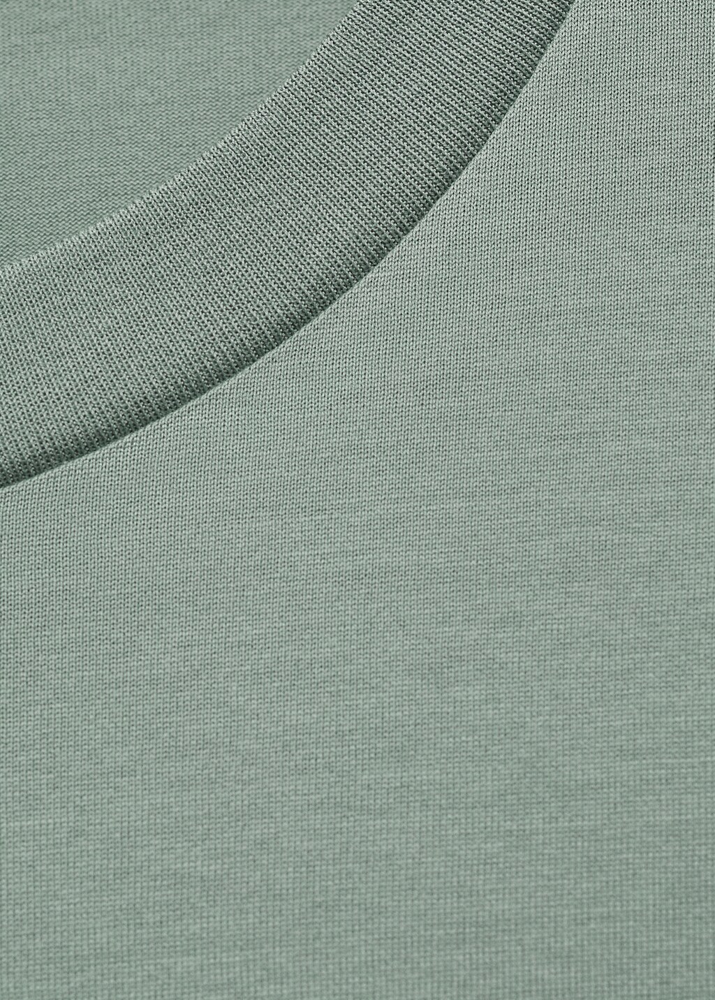 Slim fit mercerized cotton T-shirt - Dark Grey