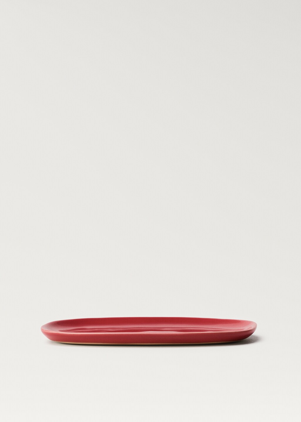 Smooth stoneware serving dish - Green