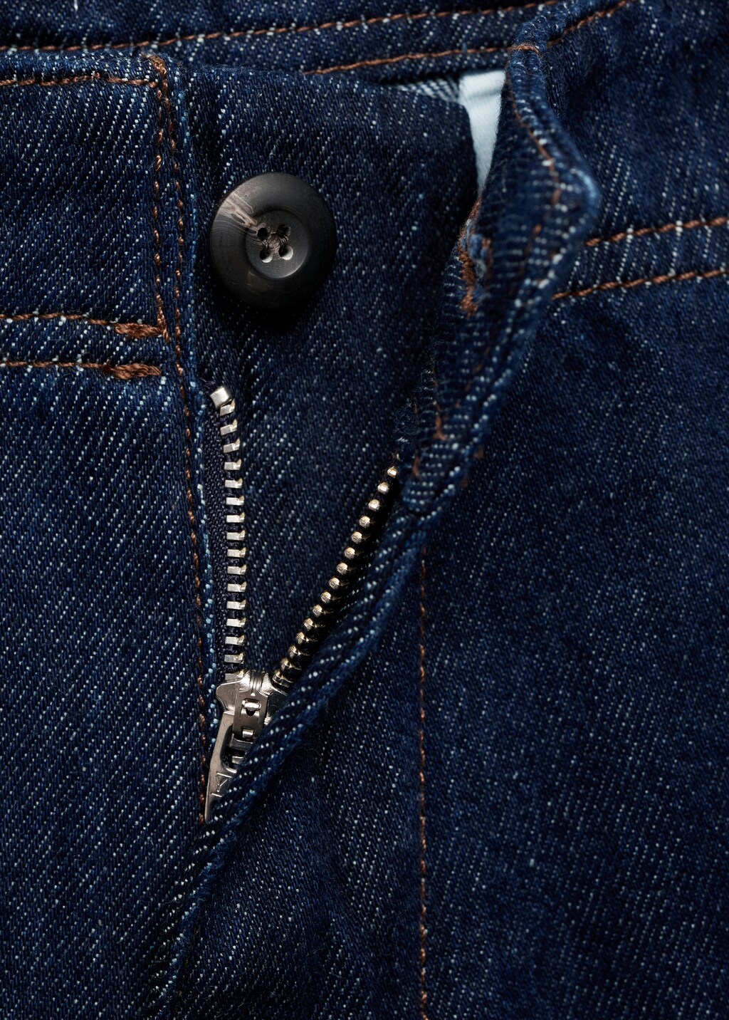 Regular-fit dark-wash jeans - Open Blue