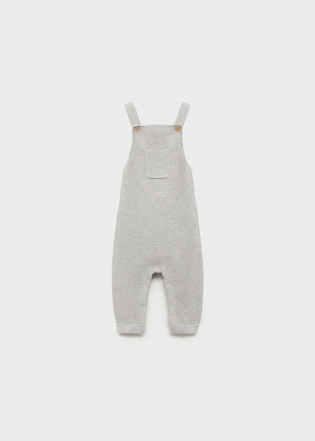 Cotton knit dungarees - Pink