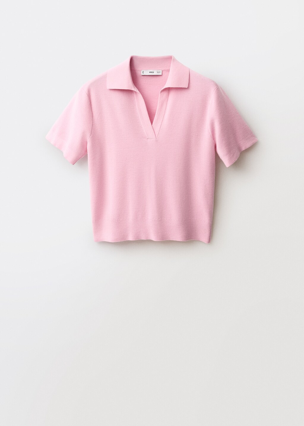 Wool-blend polo-neck sweater - Ecru