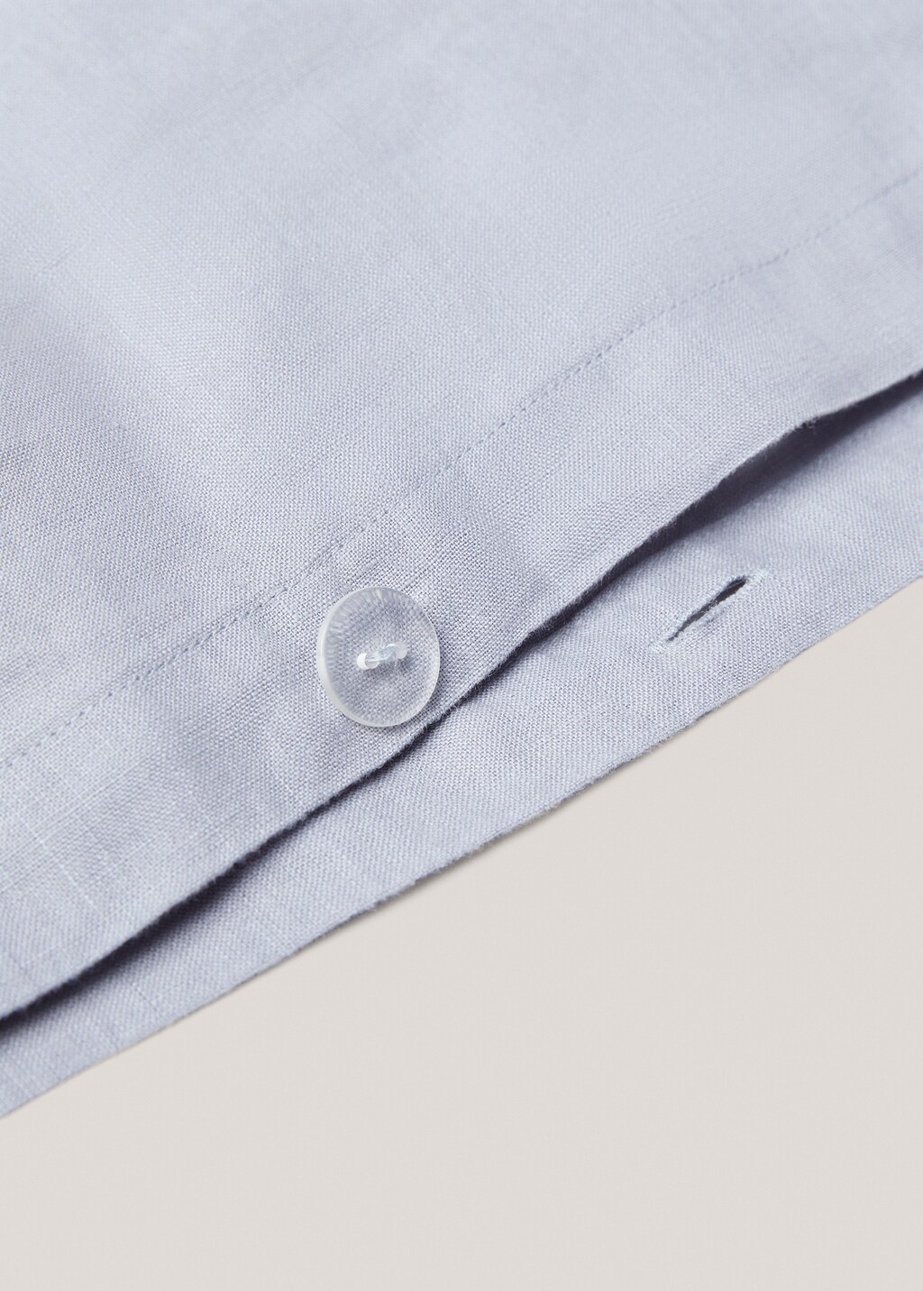 100% linen duvet cover large superking bed - Medium Brown