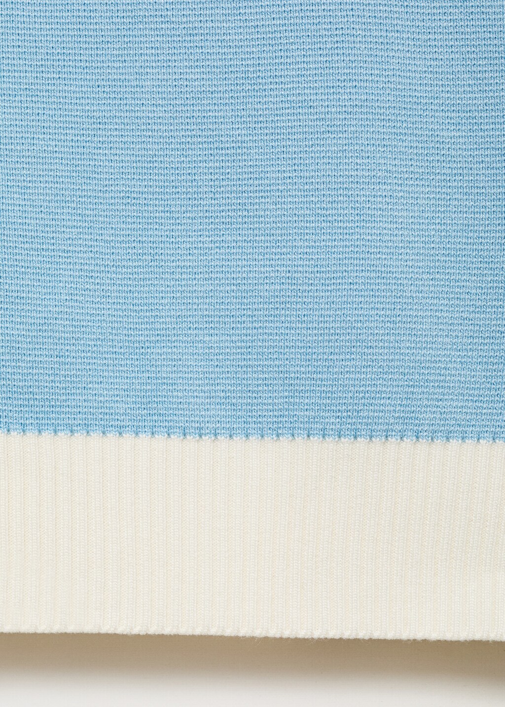 Knitted waistcoat with contrast piping - Black