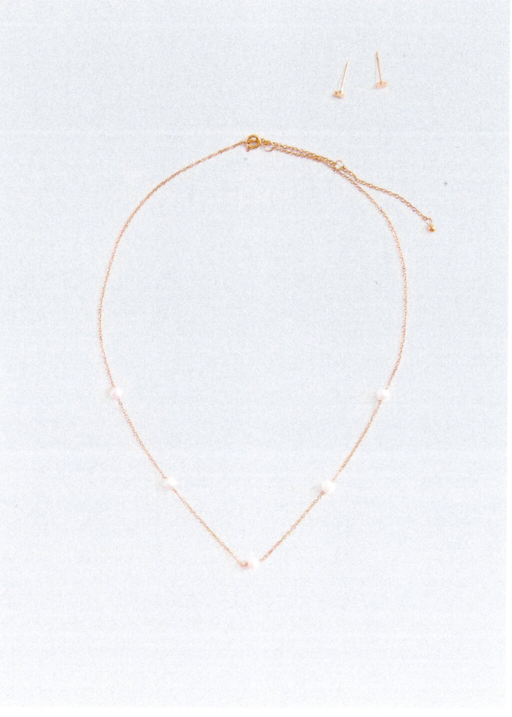 Necklace and earrings set - Gold