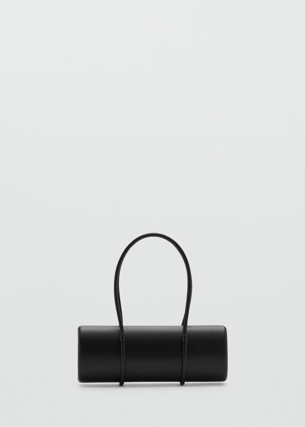 Double-handle clutch bag - Black
