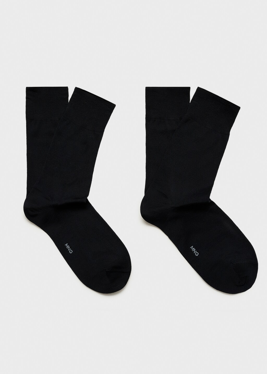 Pack of 2 long cotton socks - Brown