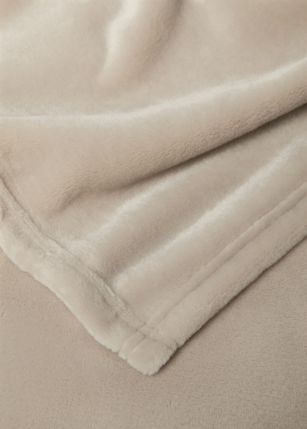 Soft fleece blanket - Light/Pastel Brown