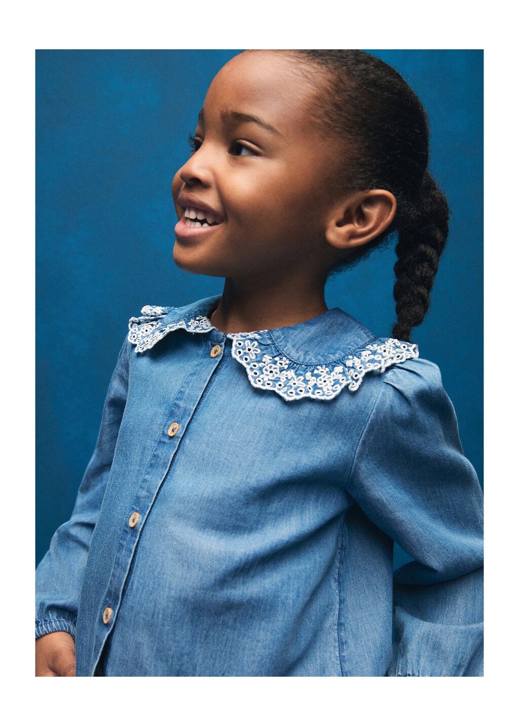 Denim cotton shirt - Medium Blue