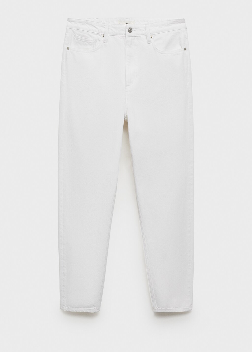 Cropped tapered-fit jeans - Bleach Blue