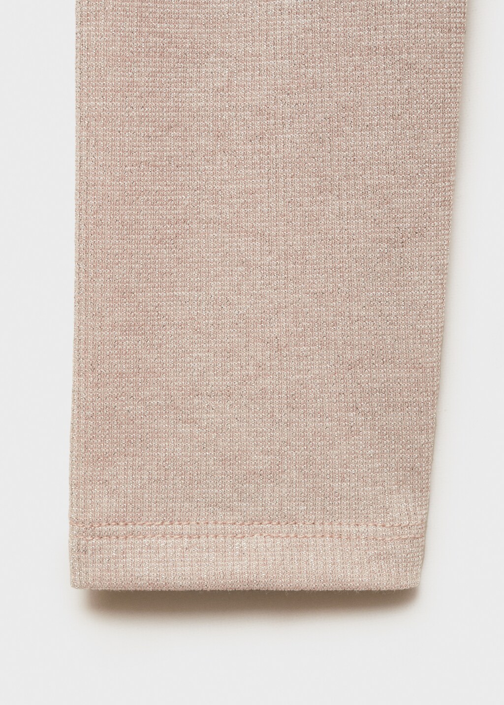 Lurex knitted t-shirt - Black