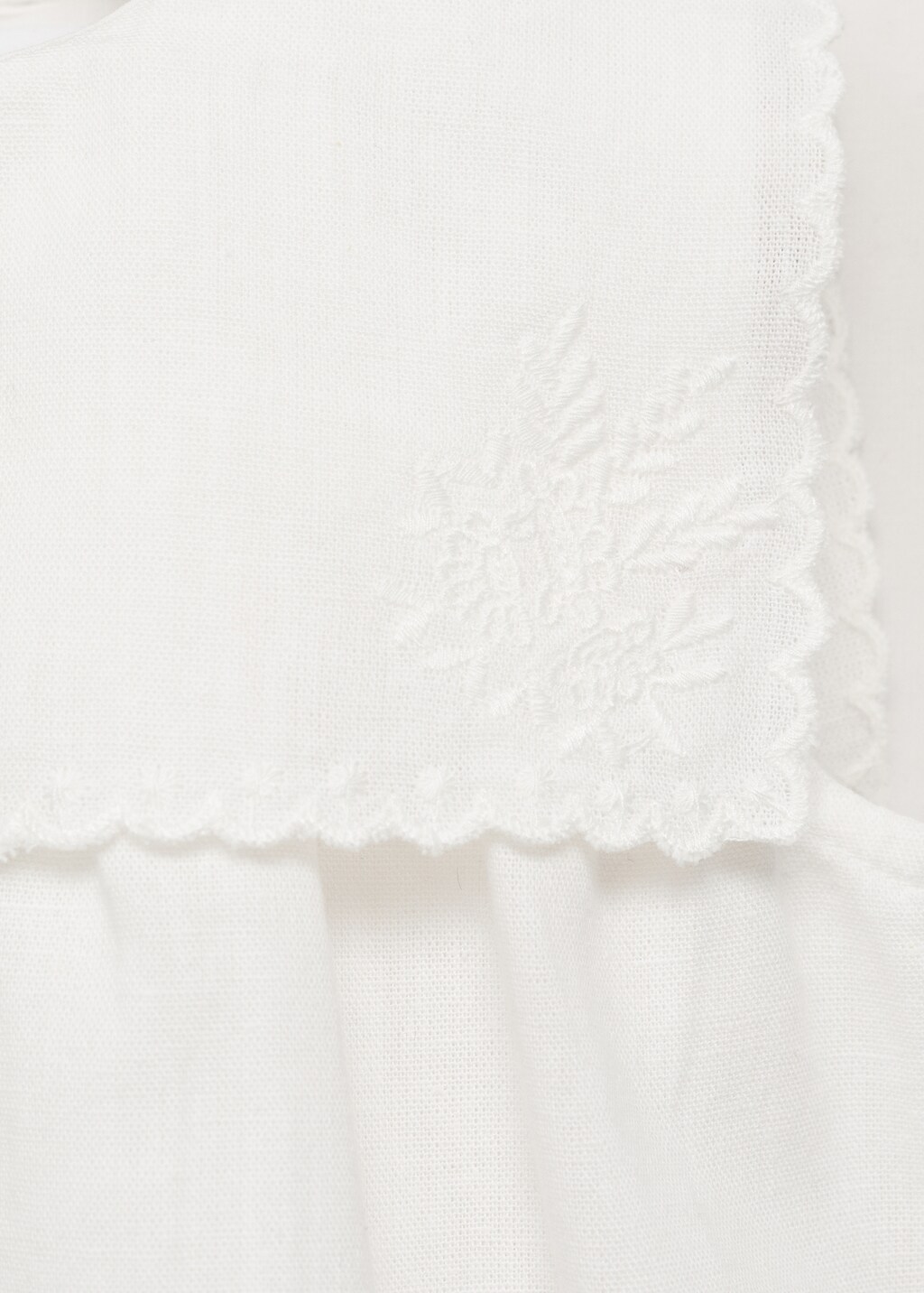 Cotton dress and nappy cover - Off White