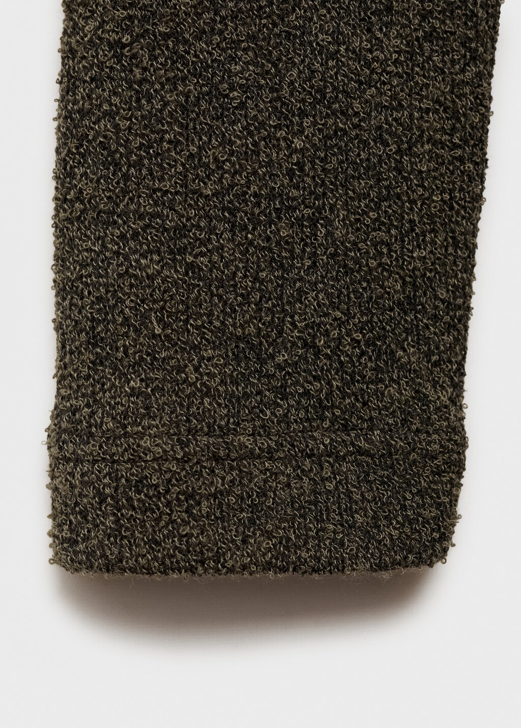 Knitted turtleneck dress - Green