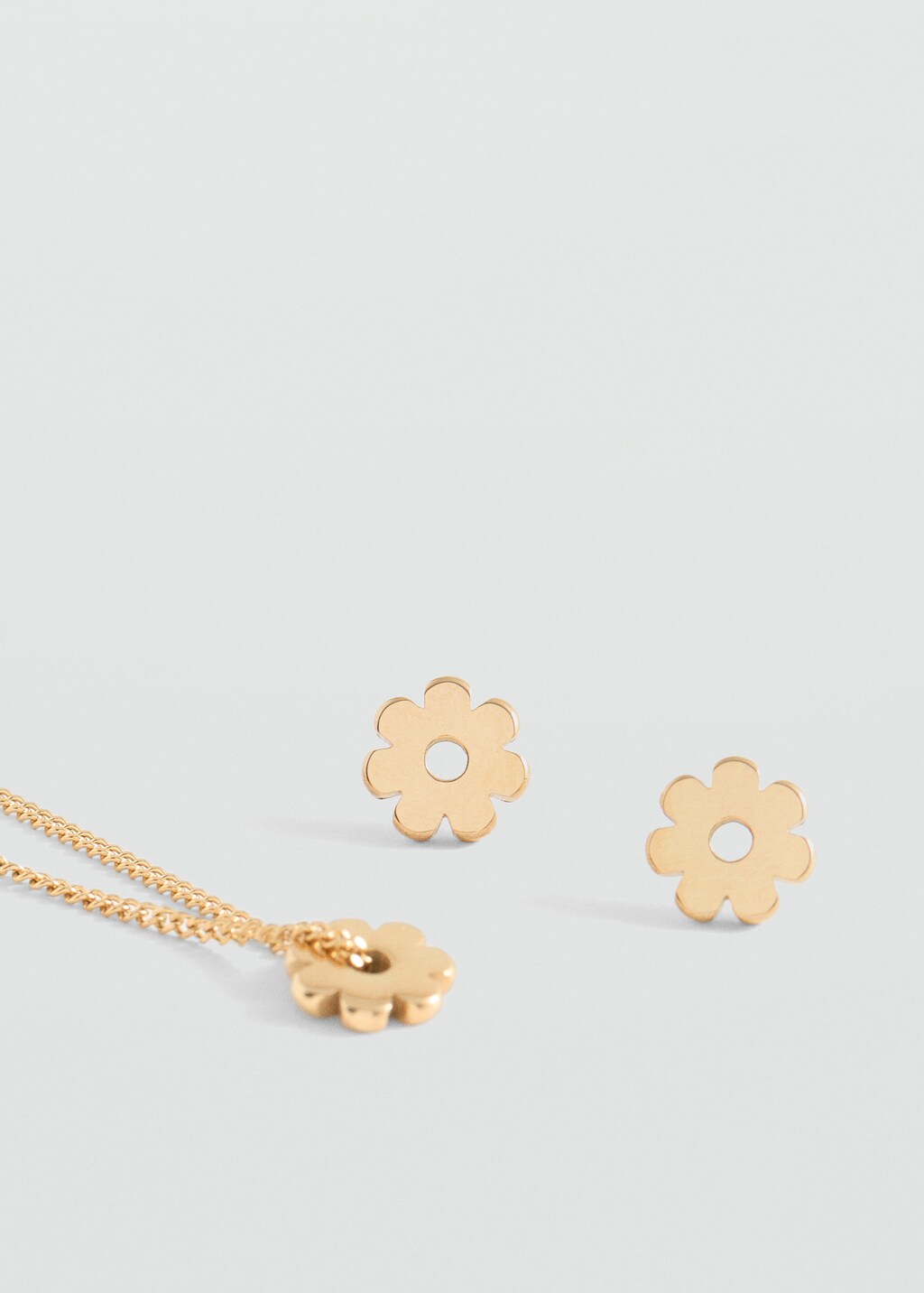 Necklace and earrings set - Gold