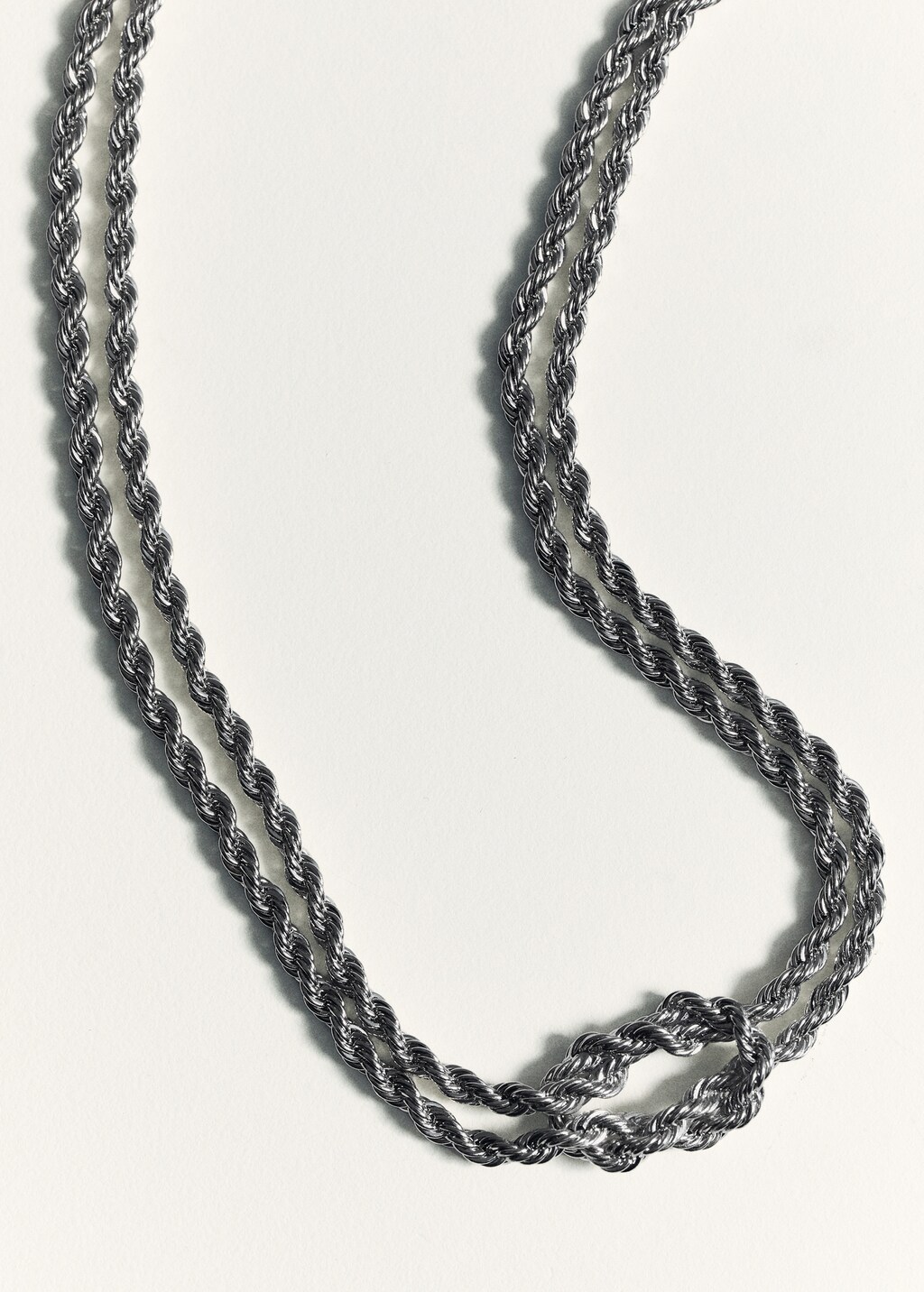 Braided chain necklace - Gold